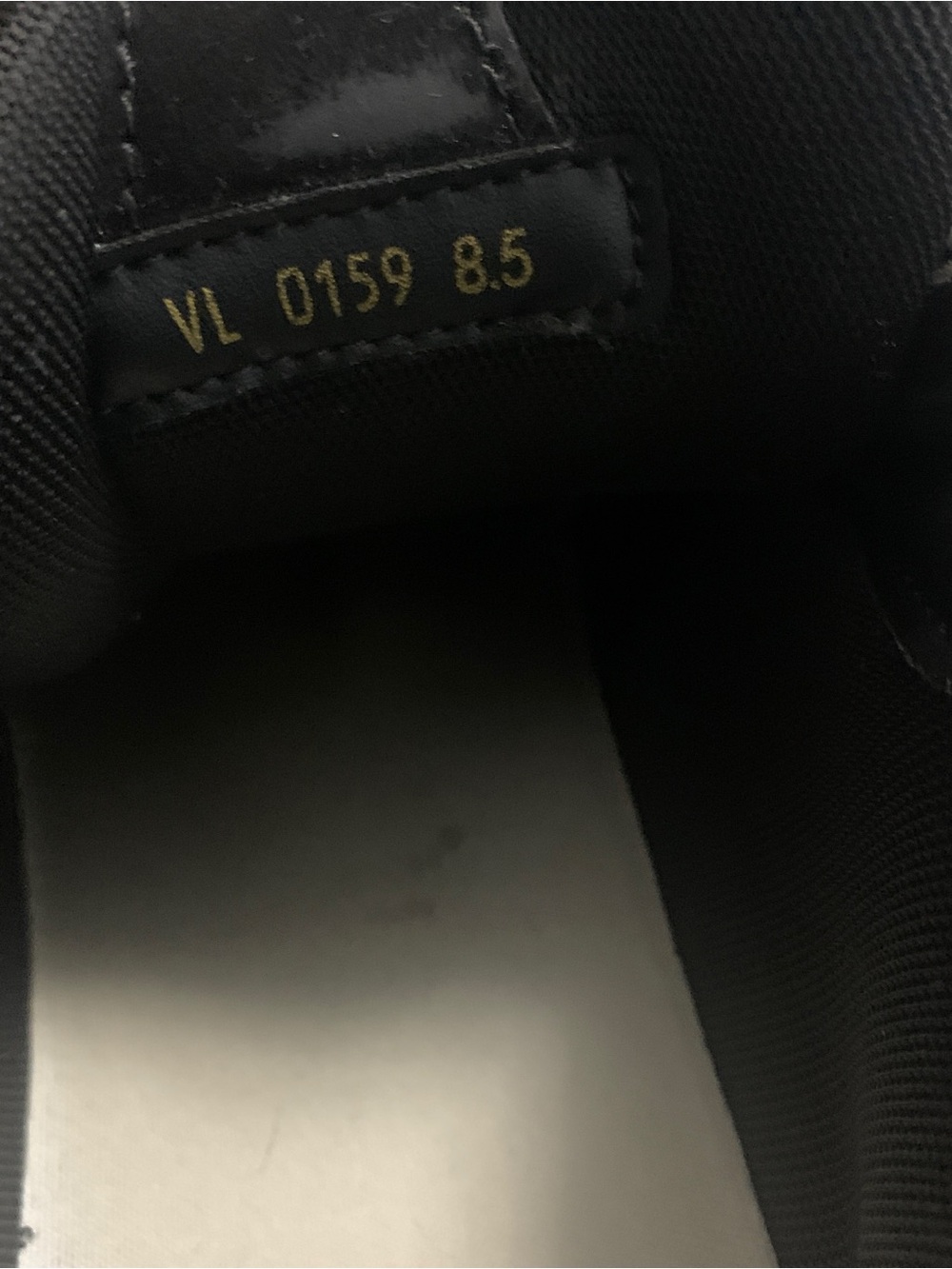 Louis Vuitton Black Kids' Rhinestone-Embellished Sneakers - Picture 4 of 4